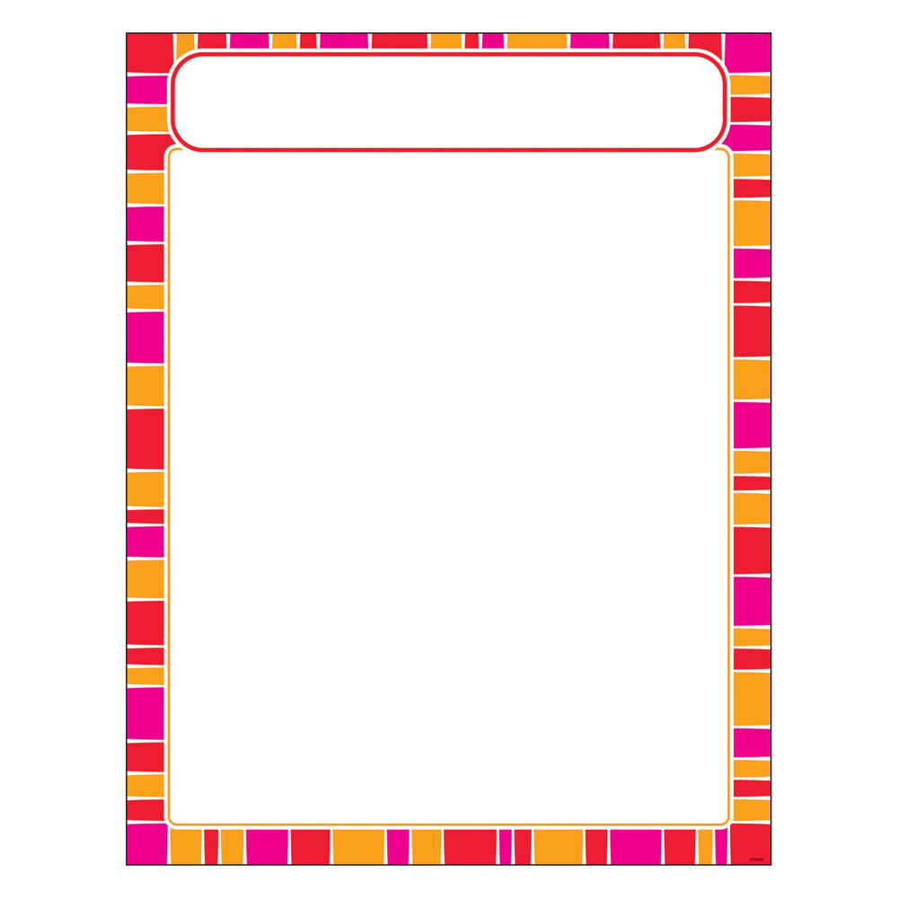 T38631 Learning Chart Stripe Snazzy