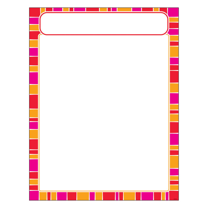 T38631 Learning Chart Stripe Snazzy