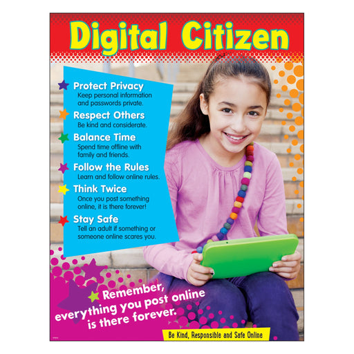 T38641 Learning Chart Digital Citizen Primary