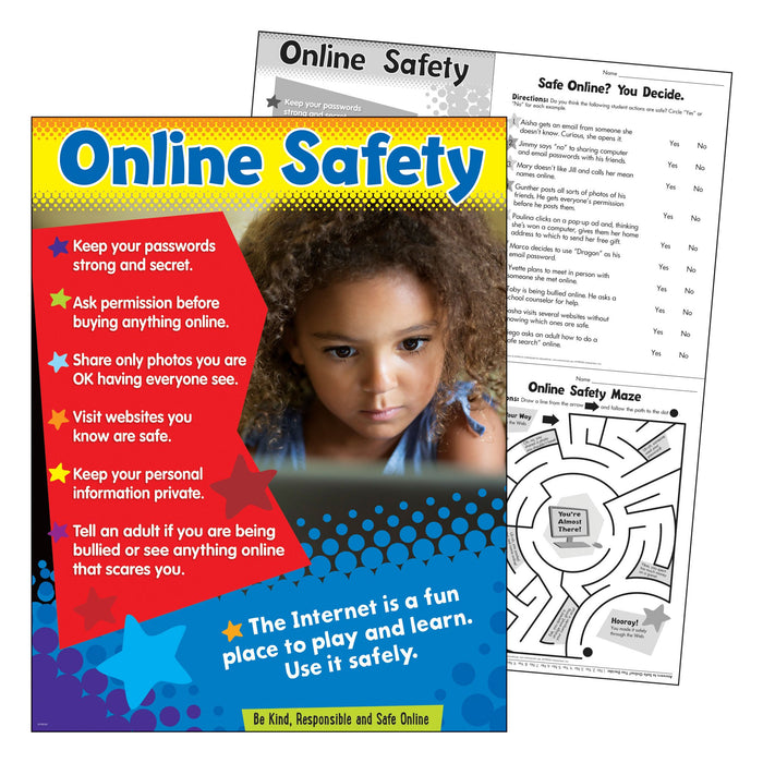 T38645 Learning Chart Online Safety Primary