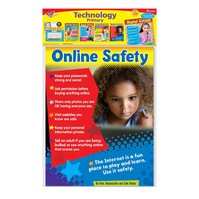 T38961 Learning Chart 5 Pack Technology Primary Package
