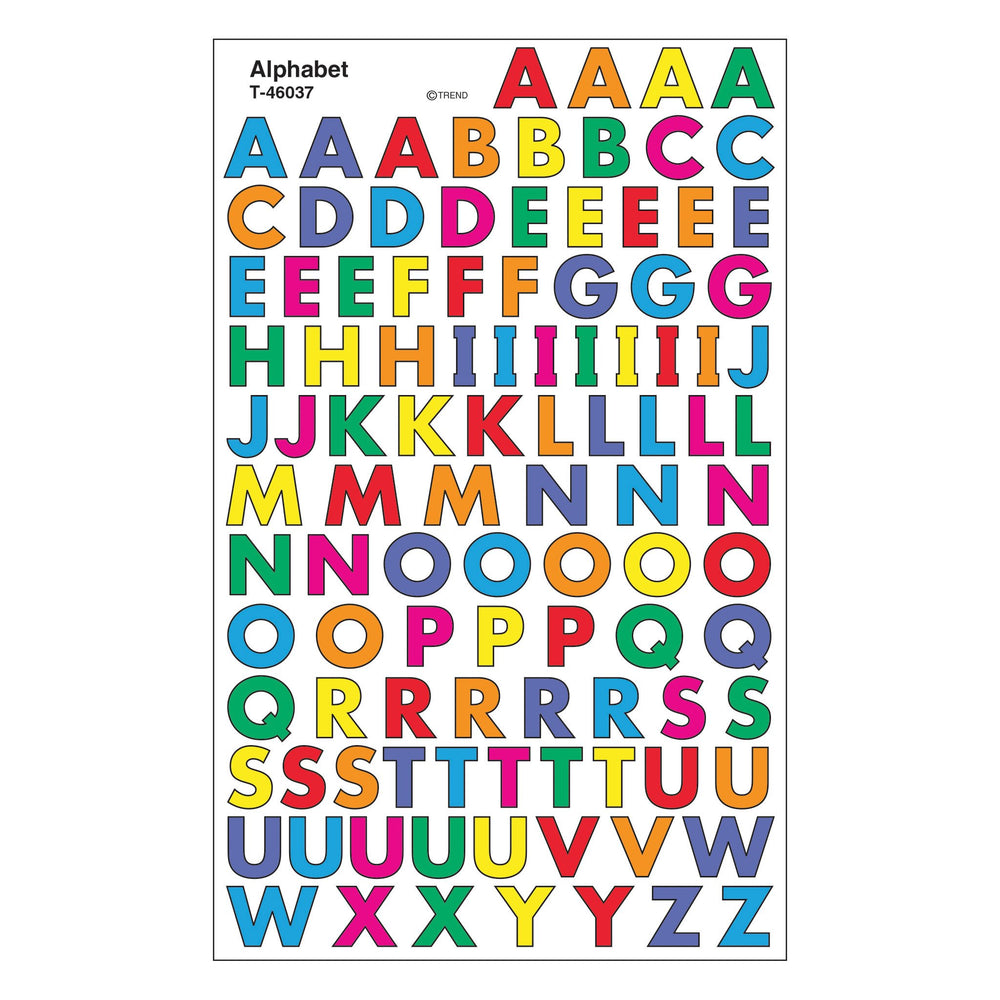 T46037 Stickers Chart Alphabet