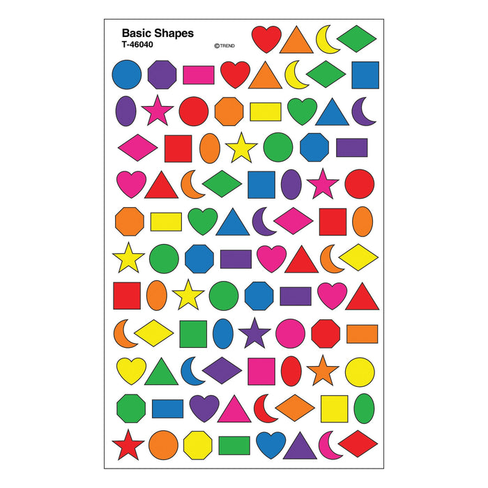 T46040 Stickers Chart Basic Shapes