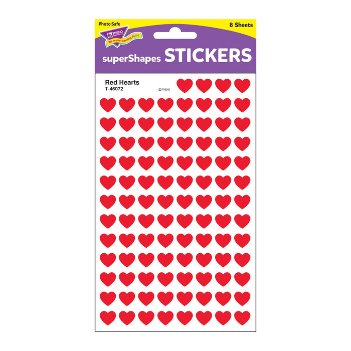 T46072 Stickers Chart Red Hearts Package