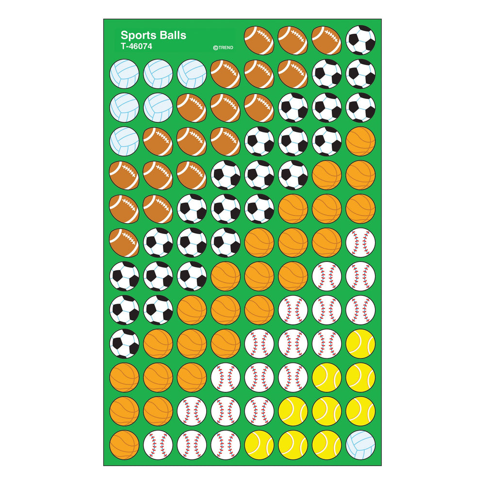 T46074 Stickers Chart Sports Balls