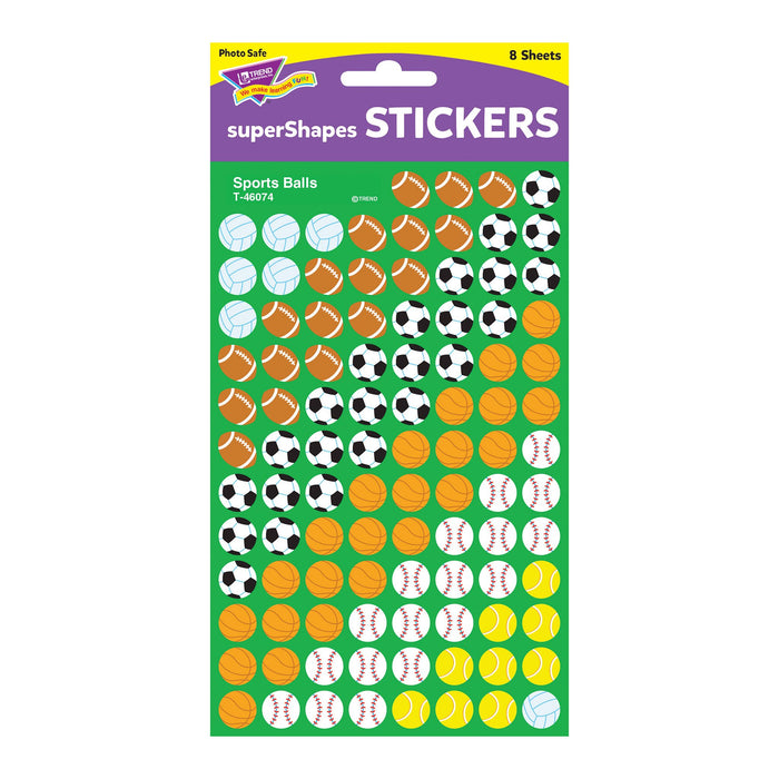 T46074 Stickers Chart Sports Balls Package