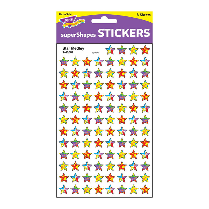 T46082 Stickers Chart Star Medley Package