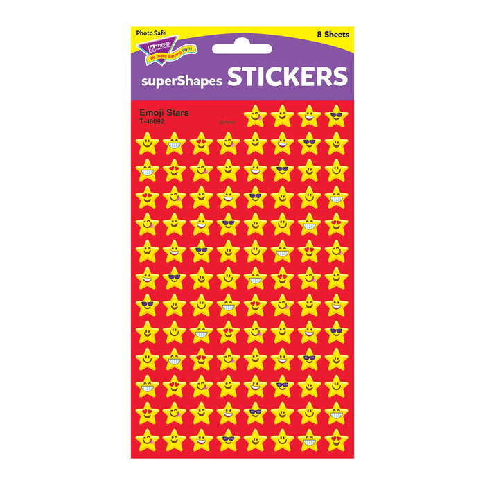 T46092 Stickers Chart Emoji Stars Package