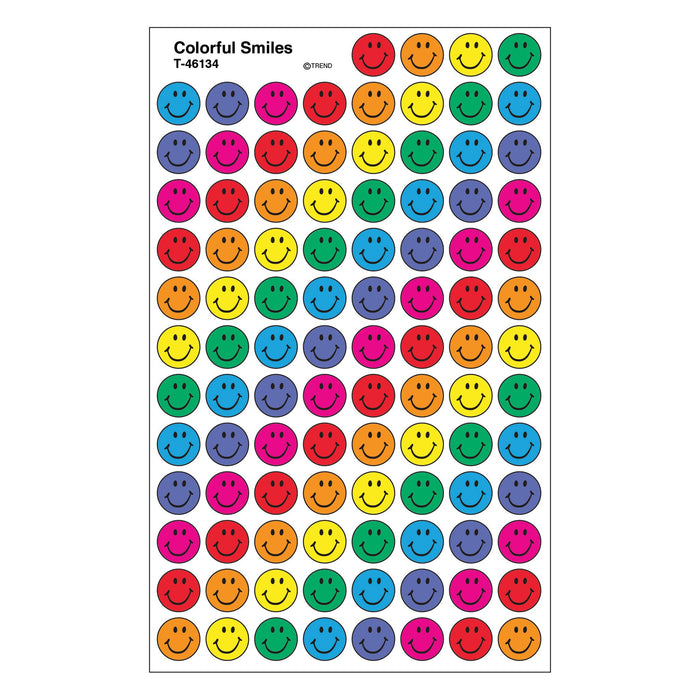 T46134 Stickers Chart Colorful Smiles