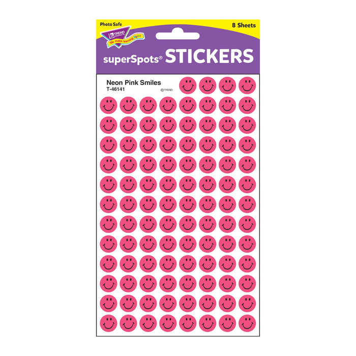 T46141 Stickers Chart Neon Pink Smile Package