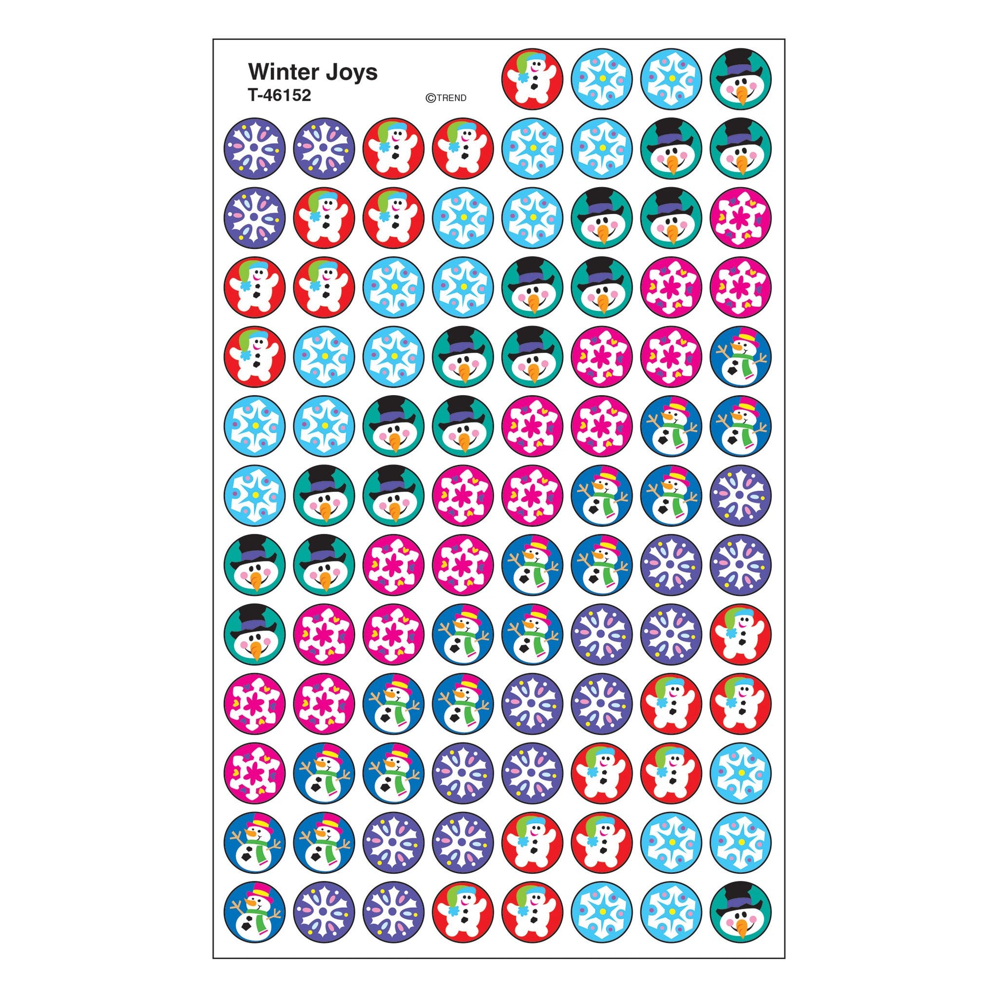 TREND Enterprises Christmas Joys Sparkle Stickers - 72 Fun Glitter Stickers For Kids, Homework, Crafts & Scrapbooking
