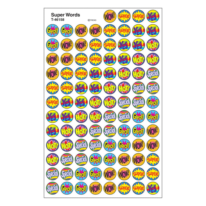 T46158 Stickers Chart Super Words