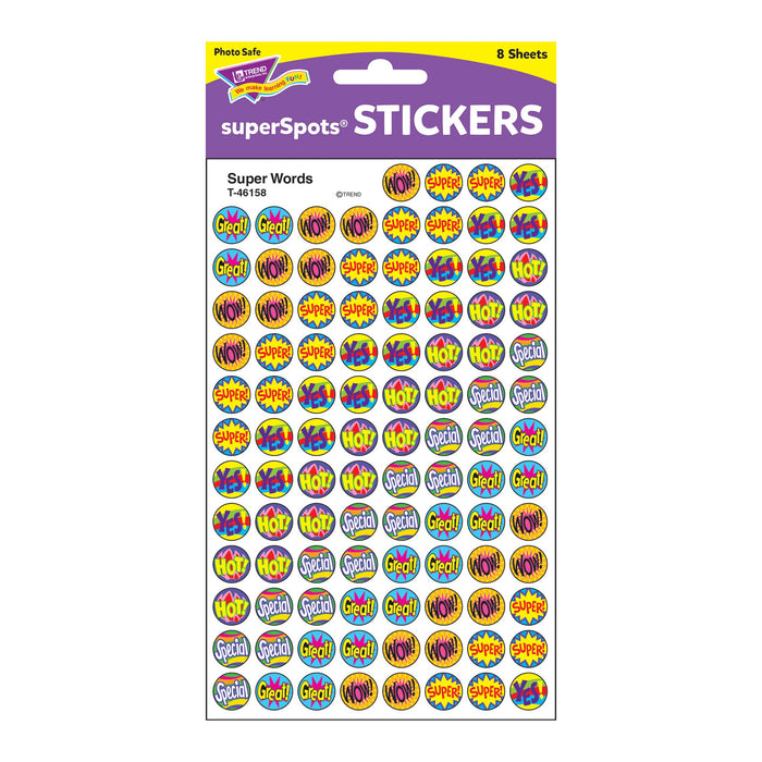 T46158 Stickers Chart Super Words Package