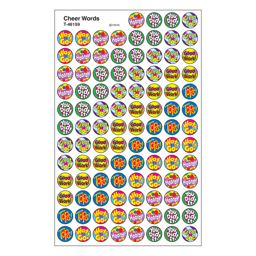 T46159 Stickers Chart Cheer Words