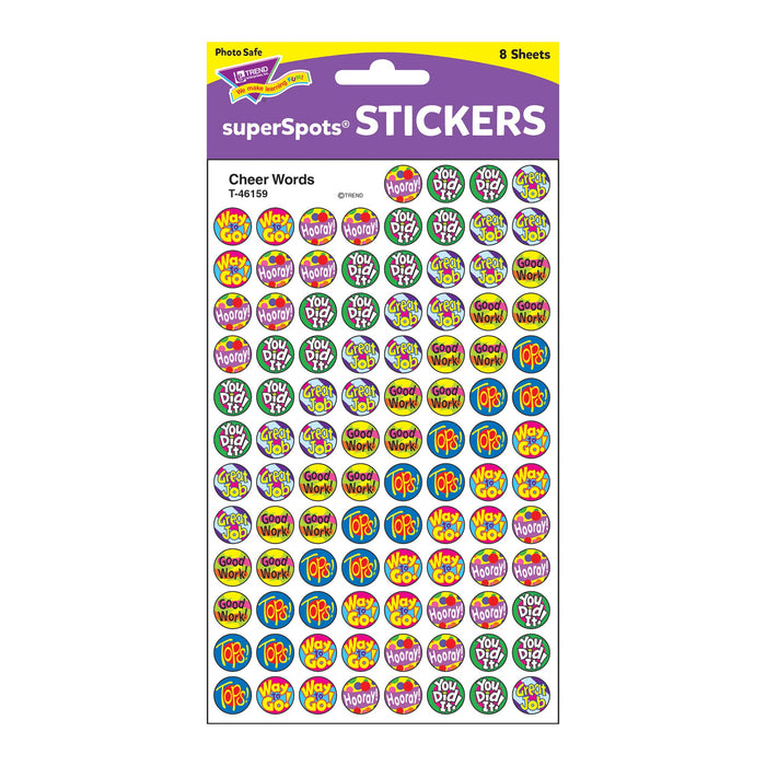 T46159 Stickers Chart Cheer Words Package