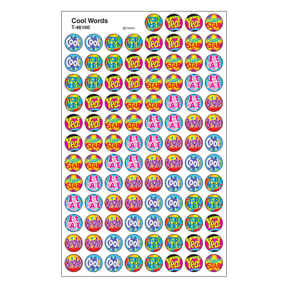 T46160 Stickers Chart Cool Words