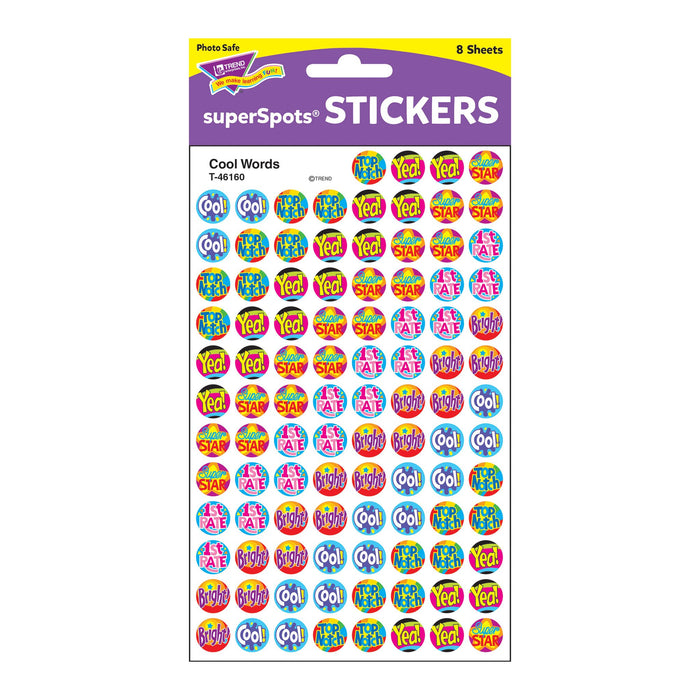 T46160 Stickers Chart Cool Words Package