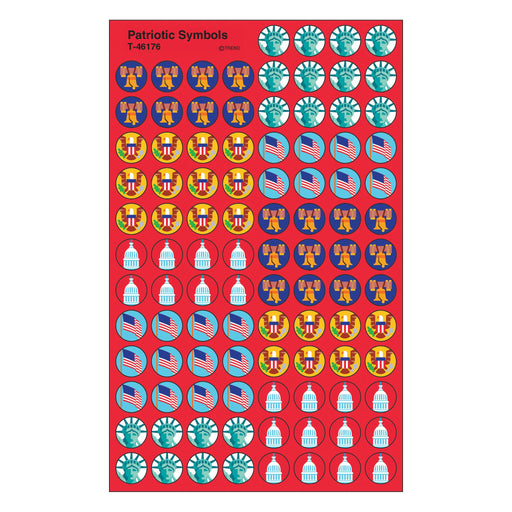 T46176 Stickers Chart Patriotic Symbols