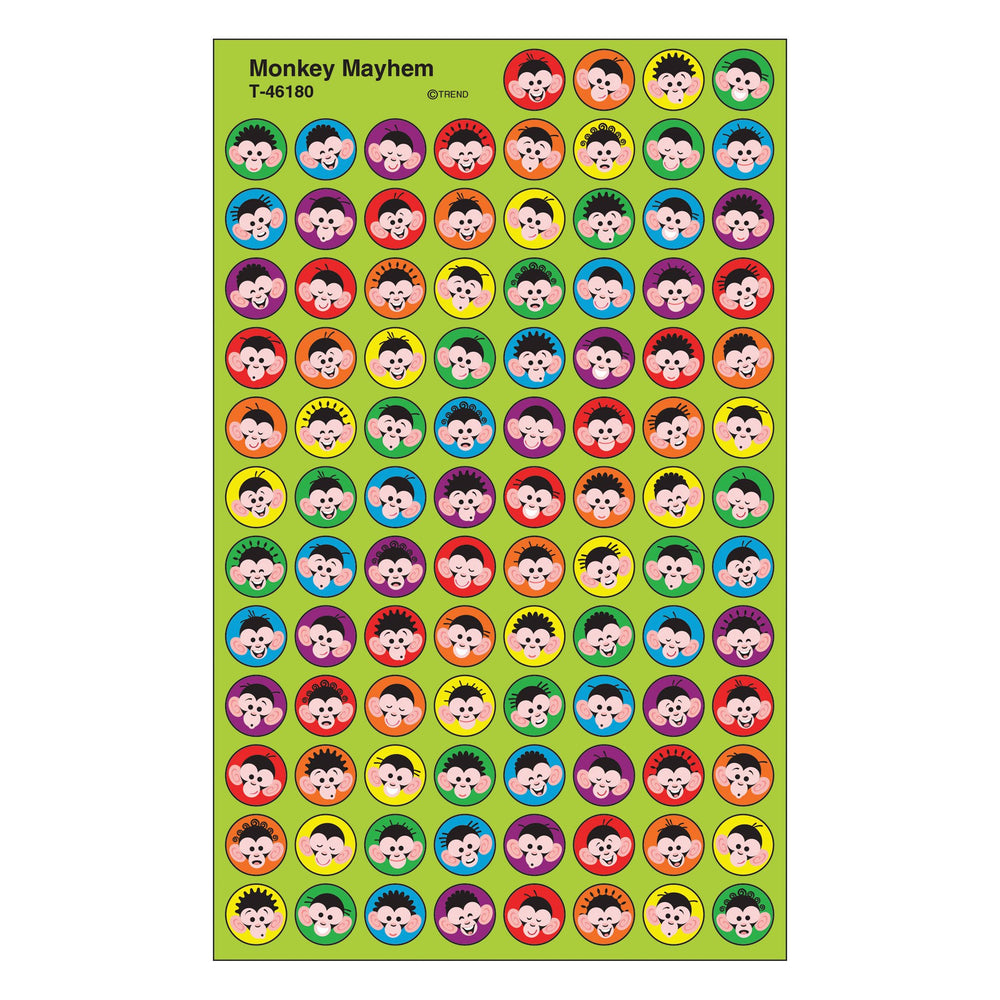 T46180 Stickers Chart Monkey Mayhem