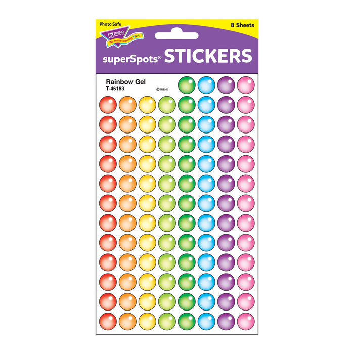 T46183 Stickers Chart Rainbow Gel Package