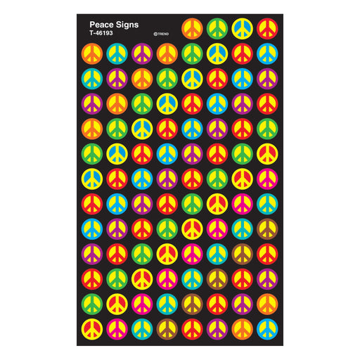 T46193 Stickers Chart Peace Signs