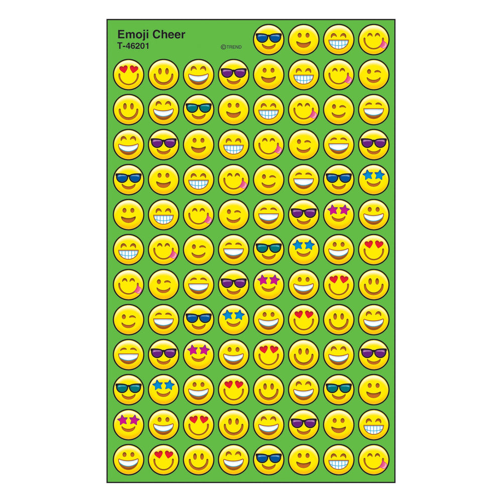 T46201 Stickers Chart Emoji Smiles