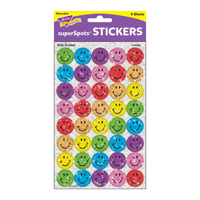 T46305 Stickers Sparkle Silly Smiles Package