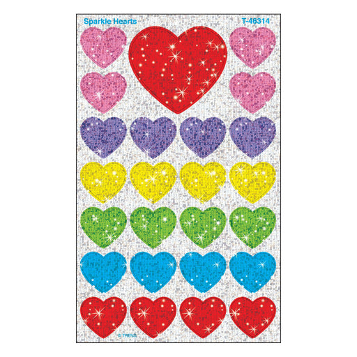 T46314 Stickers Sparkle Hearts