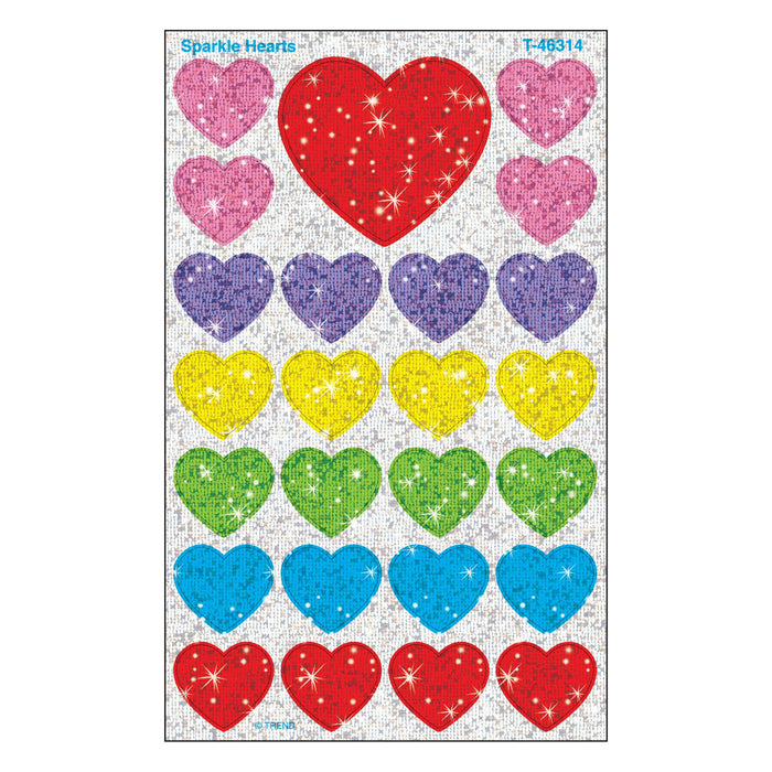 T46314 Stickers Sparkle Hearts