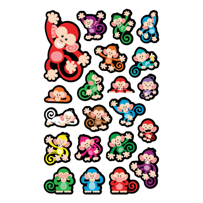 T46326 Stickers Color Monkeys