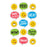 T46350 Stickers Bold Emoji Talk