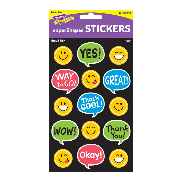 T46350 Stickers Bold Emoji Talk Package