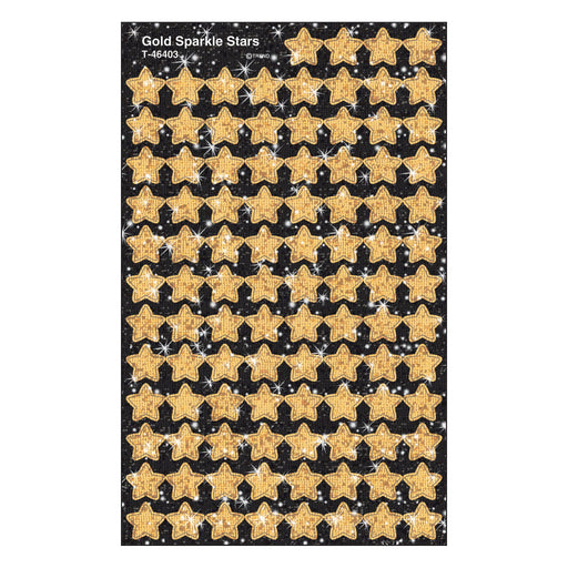 T46403 Stickers Sparkle Gold Stars