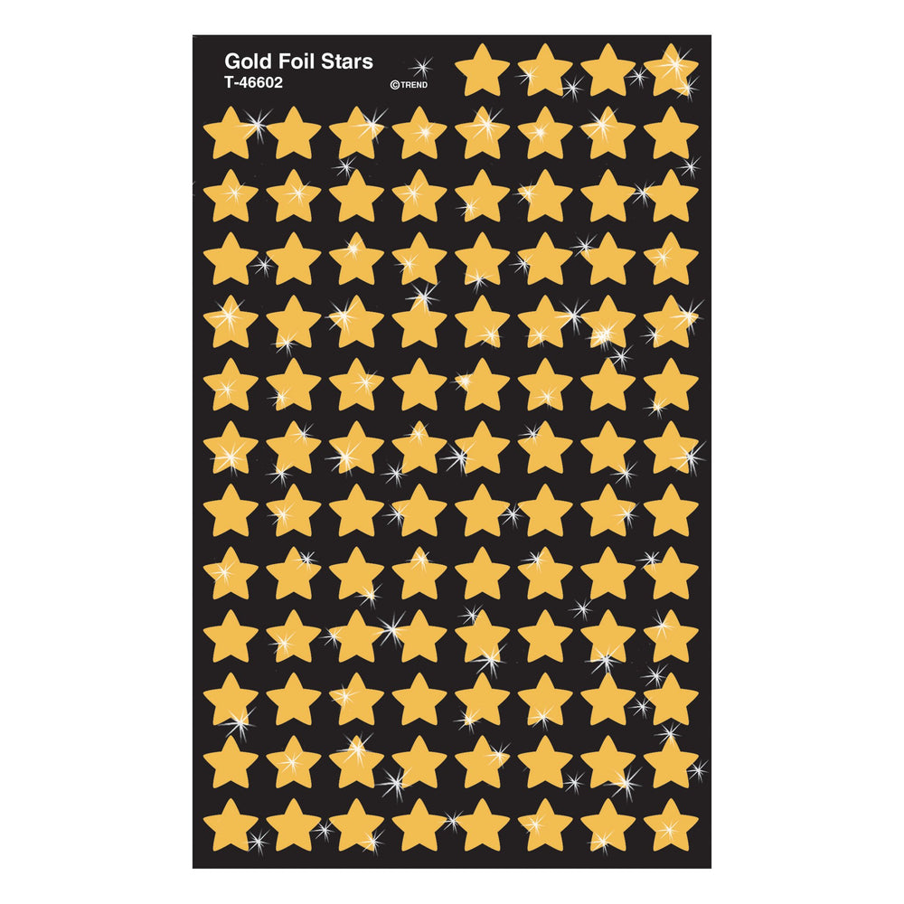 T46602 Stickers Gold Foil Stars