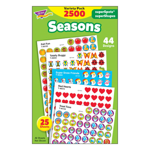 TREND Red Hearts superShapes Stickers 800 Per Pack 6 Packs