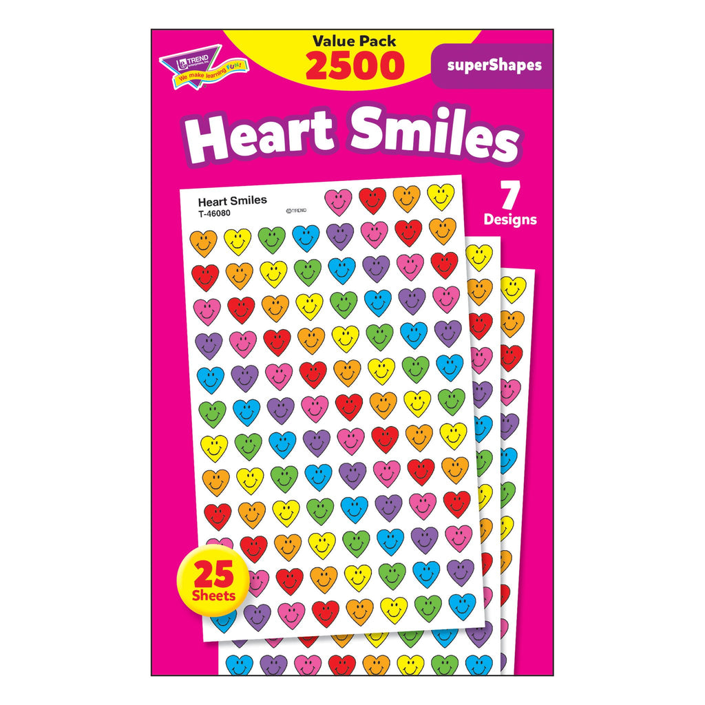 superShapes Stickers Value Pack Heart Smiles T46918 — TREND