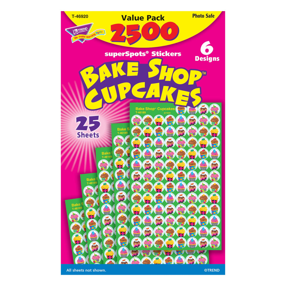 T46920 Sticker Chart Value Pack Cupcakes