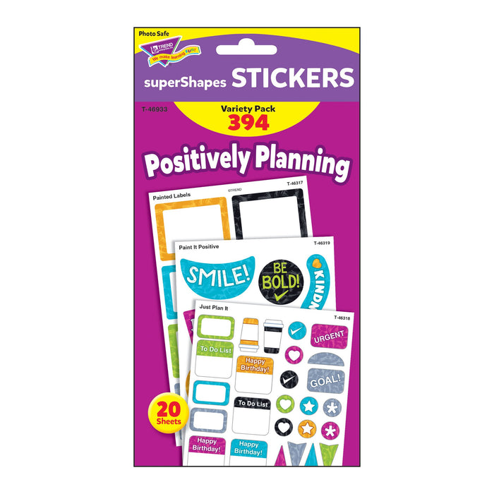 T46933 Sticker Variety Pack Harmony Positively Planning Package