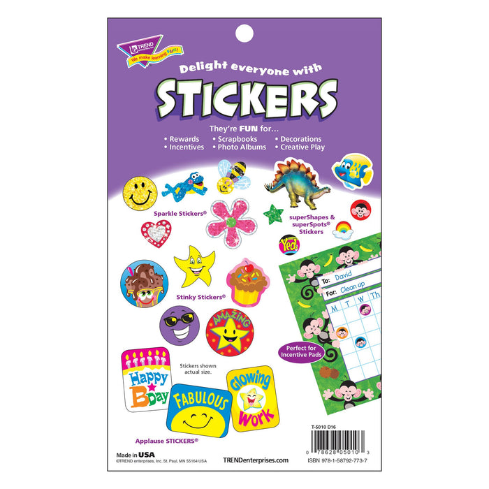 T5010 Sticker Pad Super Stars Smiles Package Back