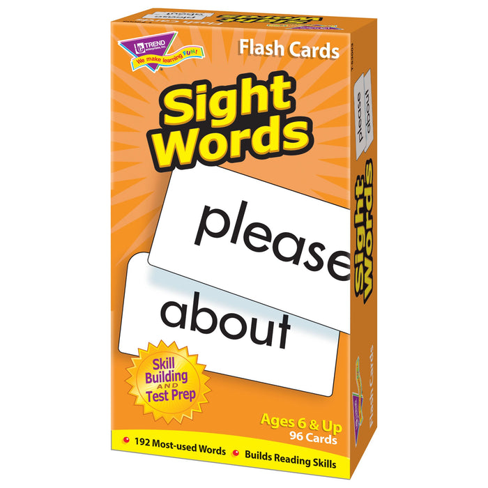 T53003 Flash Cards Sight Words Box Right