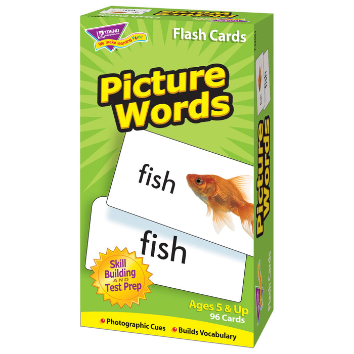 T53004 Flash Cards Picture Words Box Right