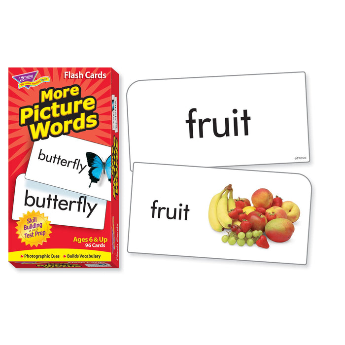 T53005 Flash Cards More Picture Words