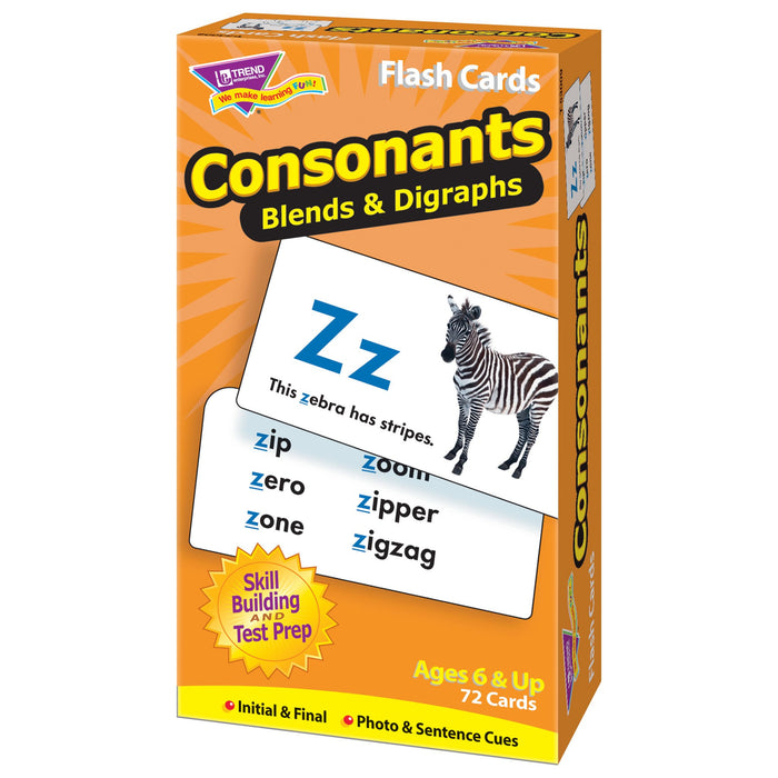 T53009 Flash Cards Consonants Box Right