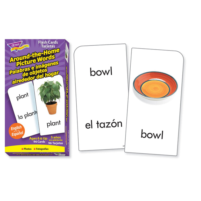 T53015 Flash Cards Around The Home Picture Words
