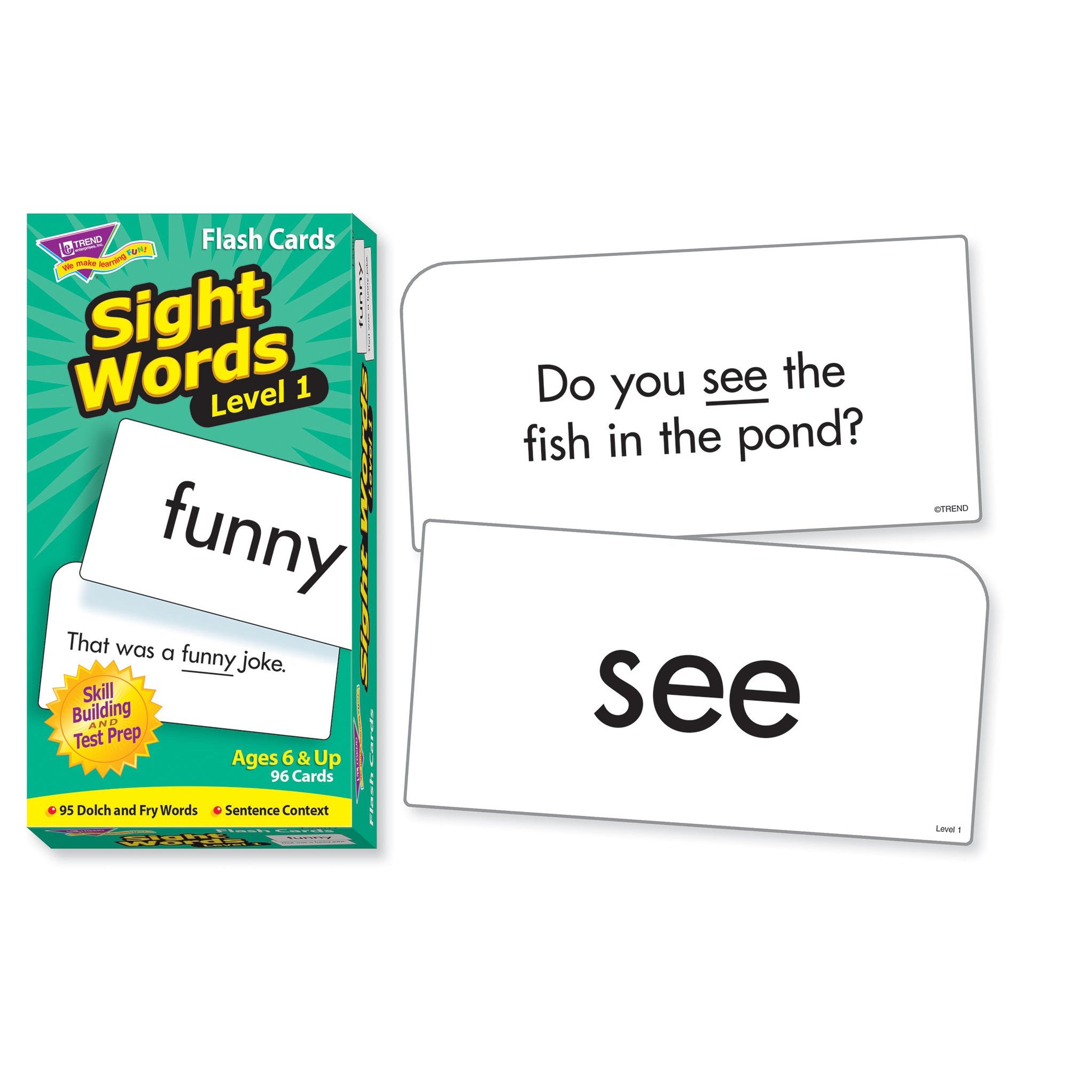 Skill Drill Flash Cards Sight Words – Level 1 T53017 — TREND enterprises