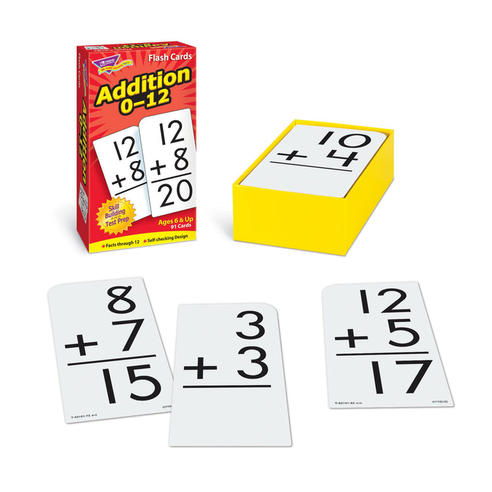 T53101 Flash Cards Addition 0-12