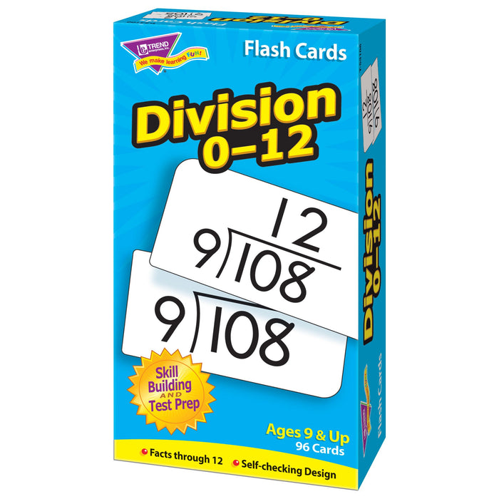 T53106 Flash Cards Division 0-12 Box Right