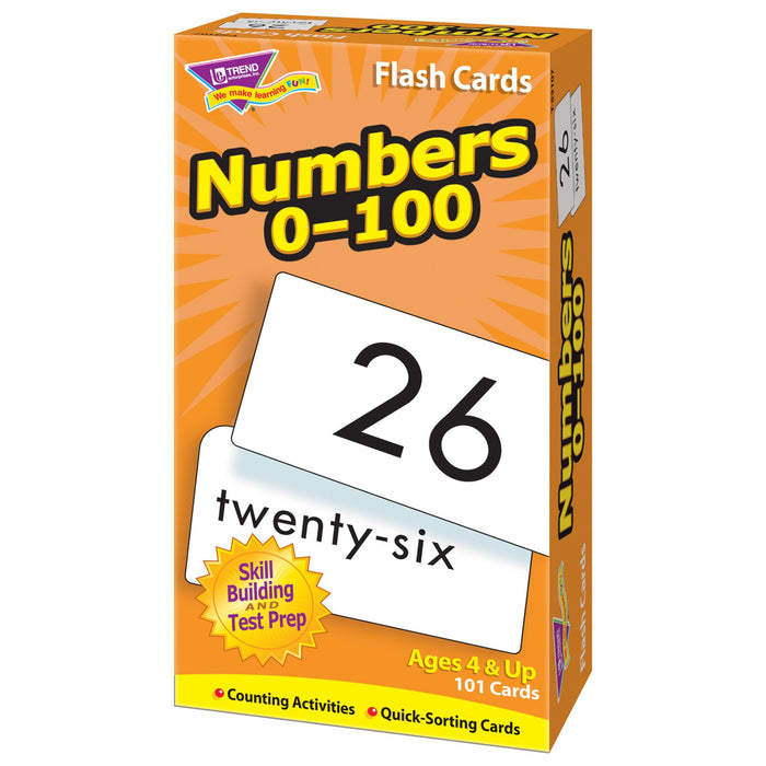 T53107 Flash Cards Numbers 0-100 Box Right