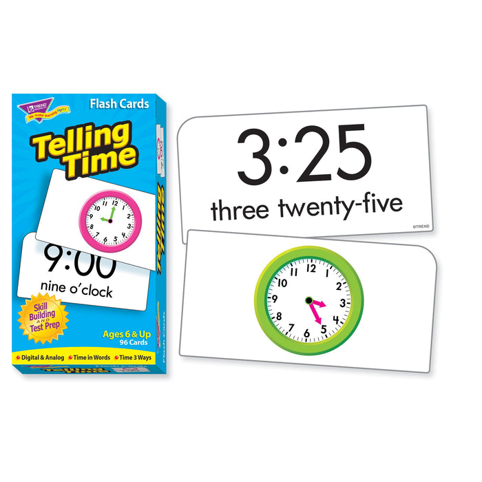 T53108 Flash Cards Telling Time