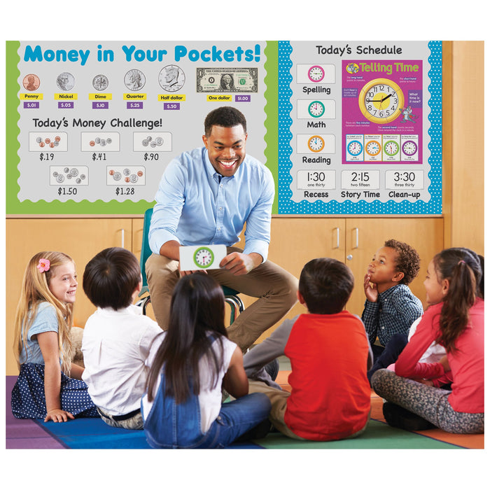T53108 Flash Cards Telling Time Classroom